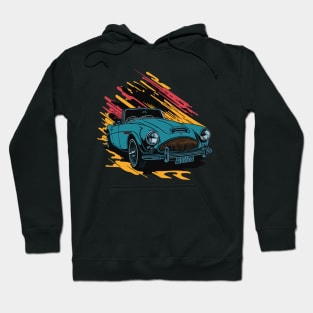 Austin Healey 3000 Vintage Car Art Hoodie